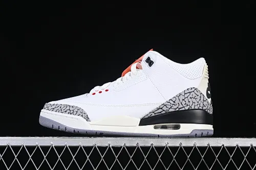 All categories Air Jordan Jordan series basketball shoes Air Jordan 3 GX foreign trade version Air Jordan 3 "White Cement Reimagined" AJ3 Joe 3 new white cement replica basketball shoes DN3707-100
